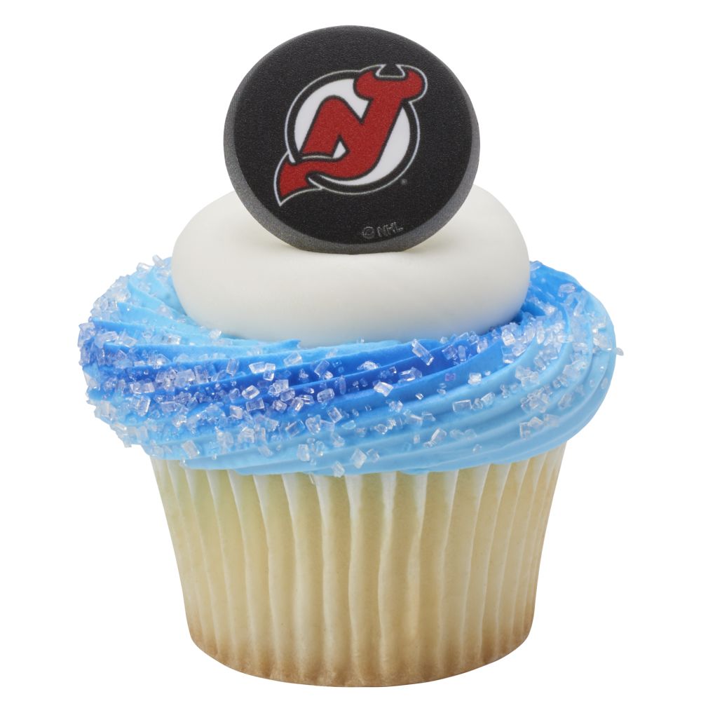 Image Cake NHL® Team Puck New Jersey Devils®