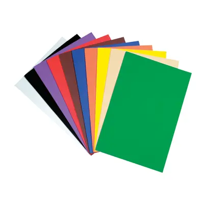 Creativity Street  WonderFoam Sheets, 10 Assorted Colors,  12" x 18", 10 Sheets