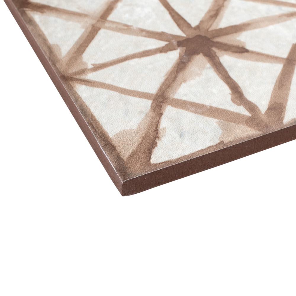Kings Temple Oxide 17-5/8 in. x 17-5/8 in. Ceramic Floor and Wall Tile