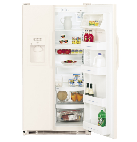 GE® 21.8 Cu. Ft. Side-By-Side Refrigerator with Dispenser