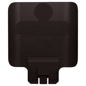 Rubbermaid Commercial, Slim Jim, 23 gal, Brown, Recycling Station Billboard