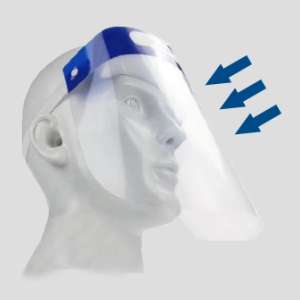 Hillyard, Double Sided Anti-Fog Protective Face Shield
