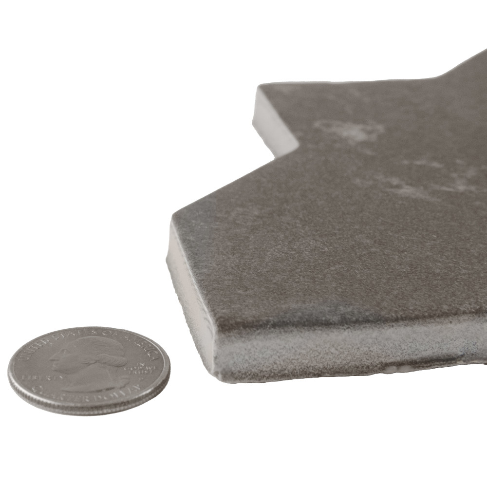 Istanbul Templar Shield Night with Day Cross 8-3/8 in. x 8-3/8 in. Porcelain Floor and Wall Tile