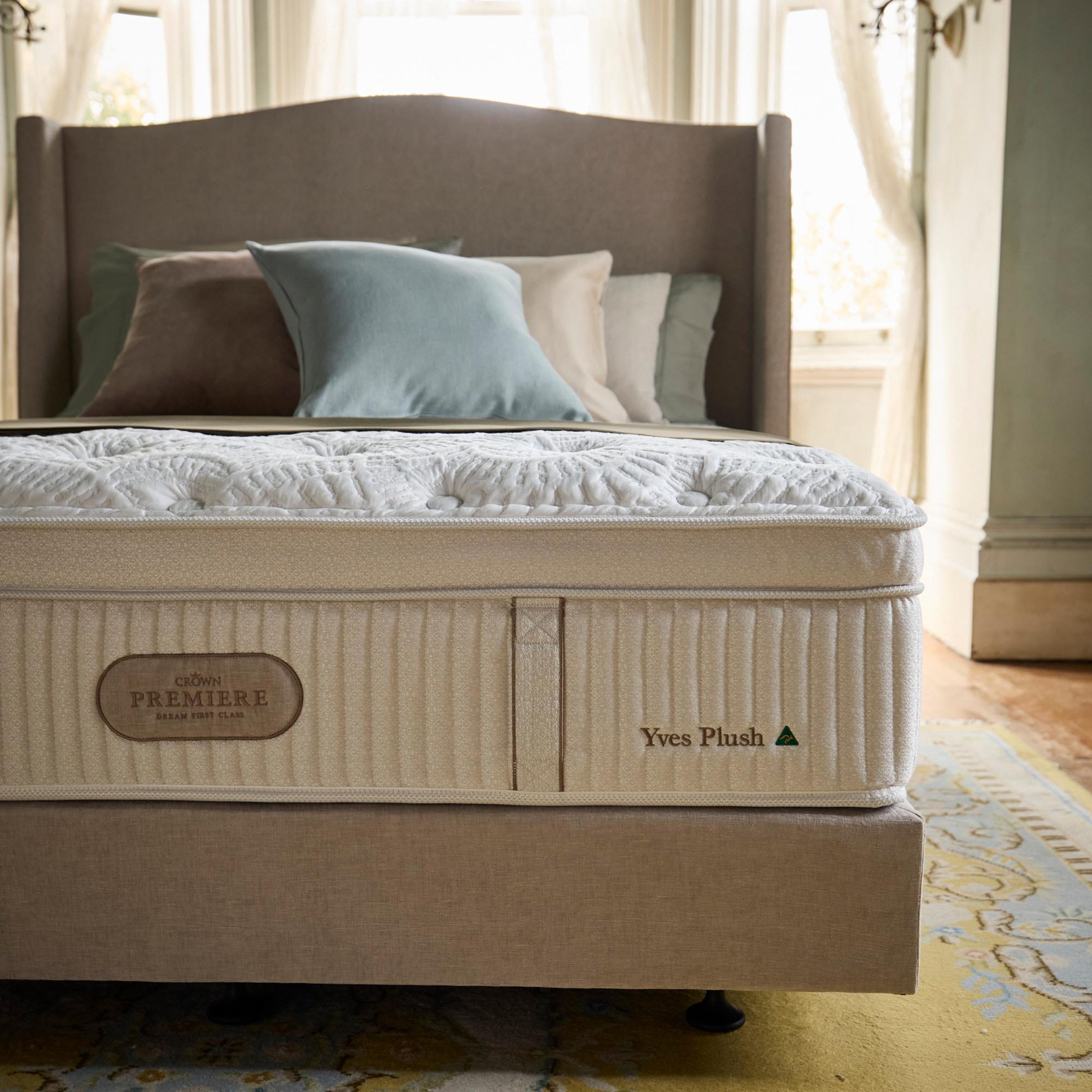 Detail image of the  Crown Posture Bedding Premiere Yves Mattress, Plush from Forty Winks