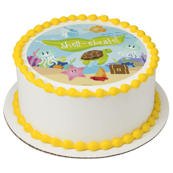 Shell-ebrate Summer PhotoCake® Edible Image®