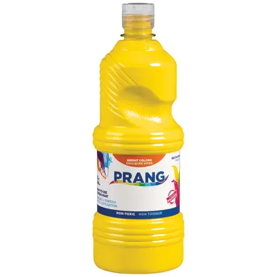 Prang Ready-to-Use Tempera Paint, Yellow, 32 Oz., 1 Count