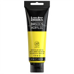 Liquitex BASICS Acrylic Paint 118 mL Tube Cadmium Yellow Light Hue