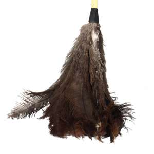 Impact, Economy 34" Ostrich Feather Duster, Ostrich Feather, Brown/Gray, 16.5 in