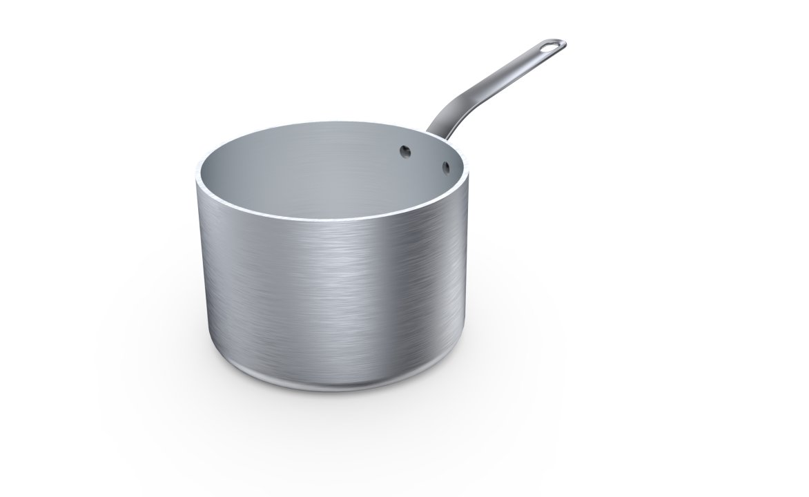 2 ½-quart Wear-Ever® Classic Select® heavy-duty aluminum saucepan in natural finish and plated handle