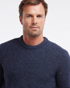 New Tyne Crew Neck Jumper Denim