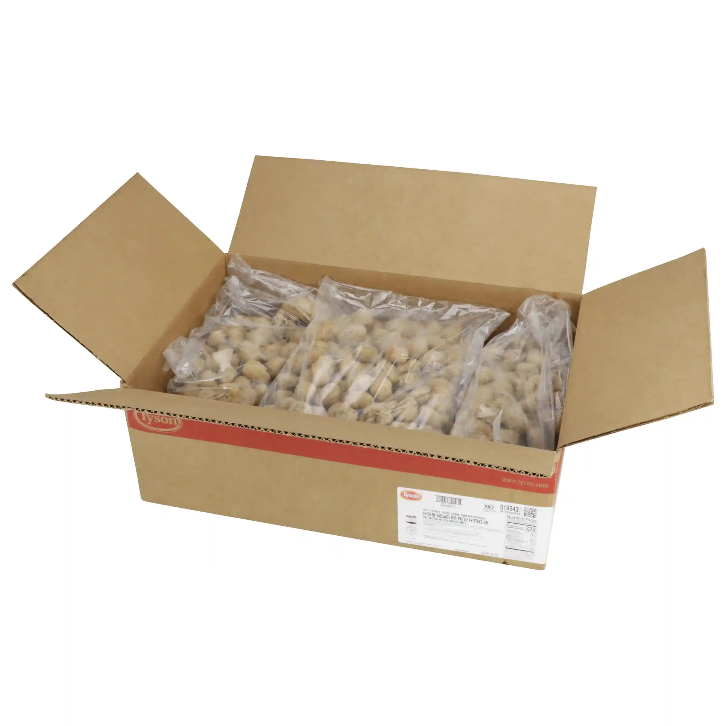 Tyson® Fully Cooked, Whole Grain Breaded, Pancake Flavored Chicken Sausage Bites, 0.58 oz._image_4