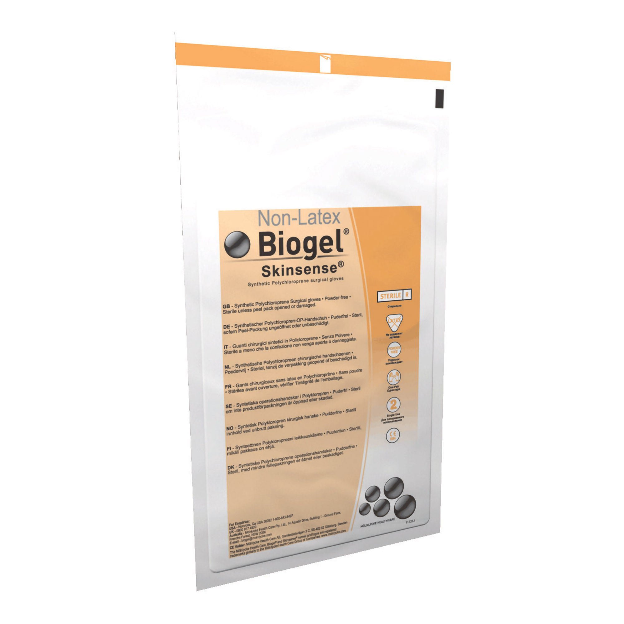 Biogel® Skinsense™ Polyisoprene Surgical Glove, Size 7.5, Straw Color