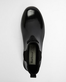 Barbour The Edit by Alexa Lou Wedge Ankle Wellingtons Classic Black