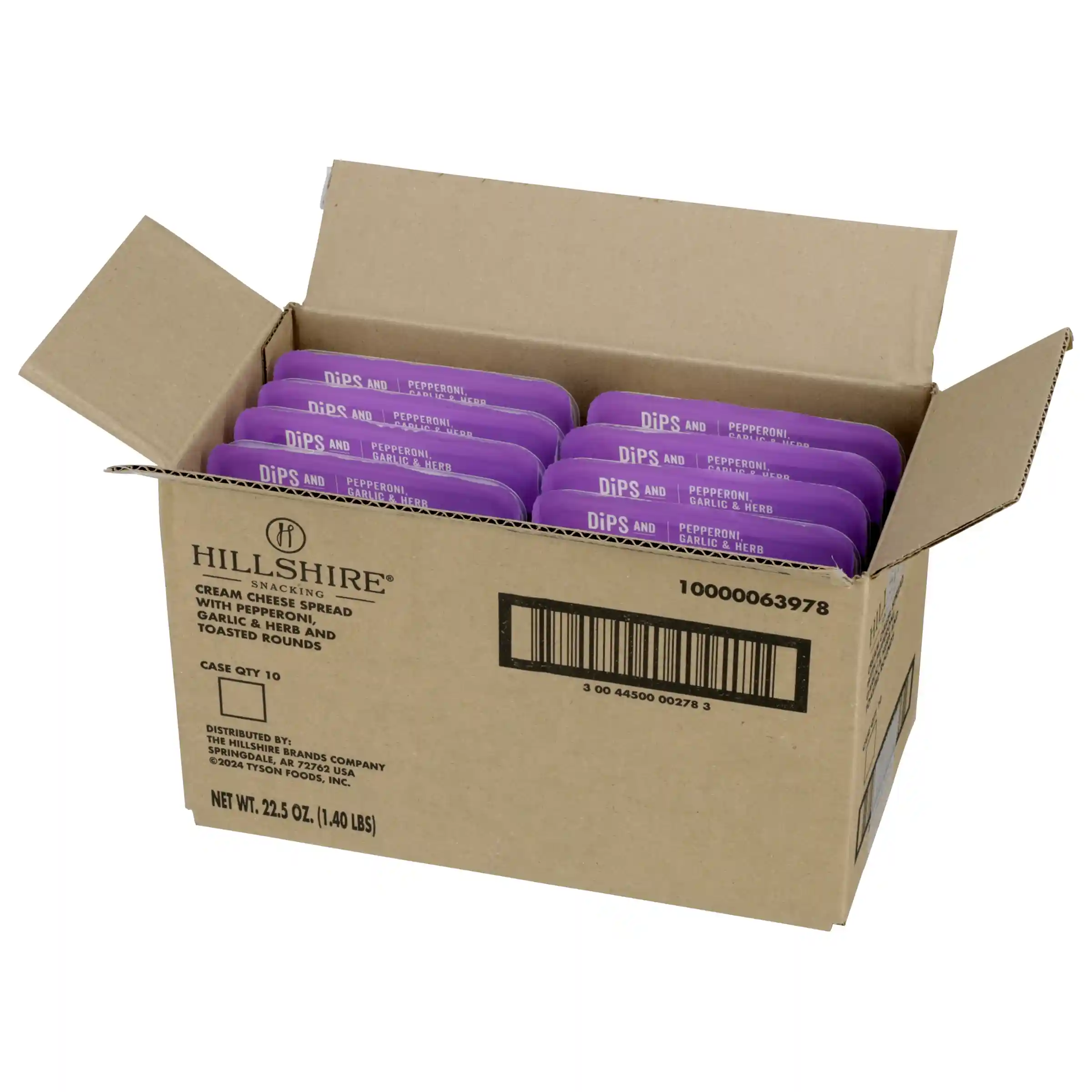 Hillshire Snacking Dips and Spreads Pepperoni, Garlic & Herb, 2.25 oz Tray _image_3