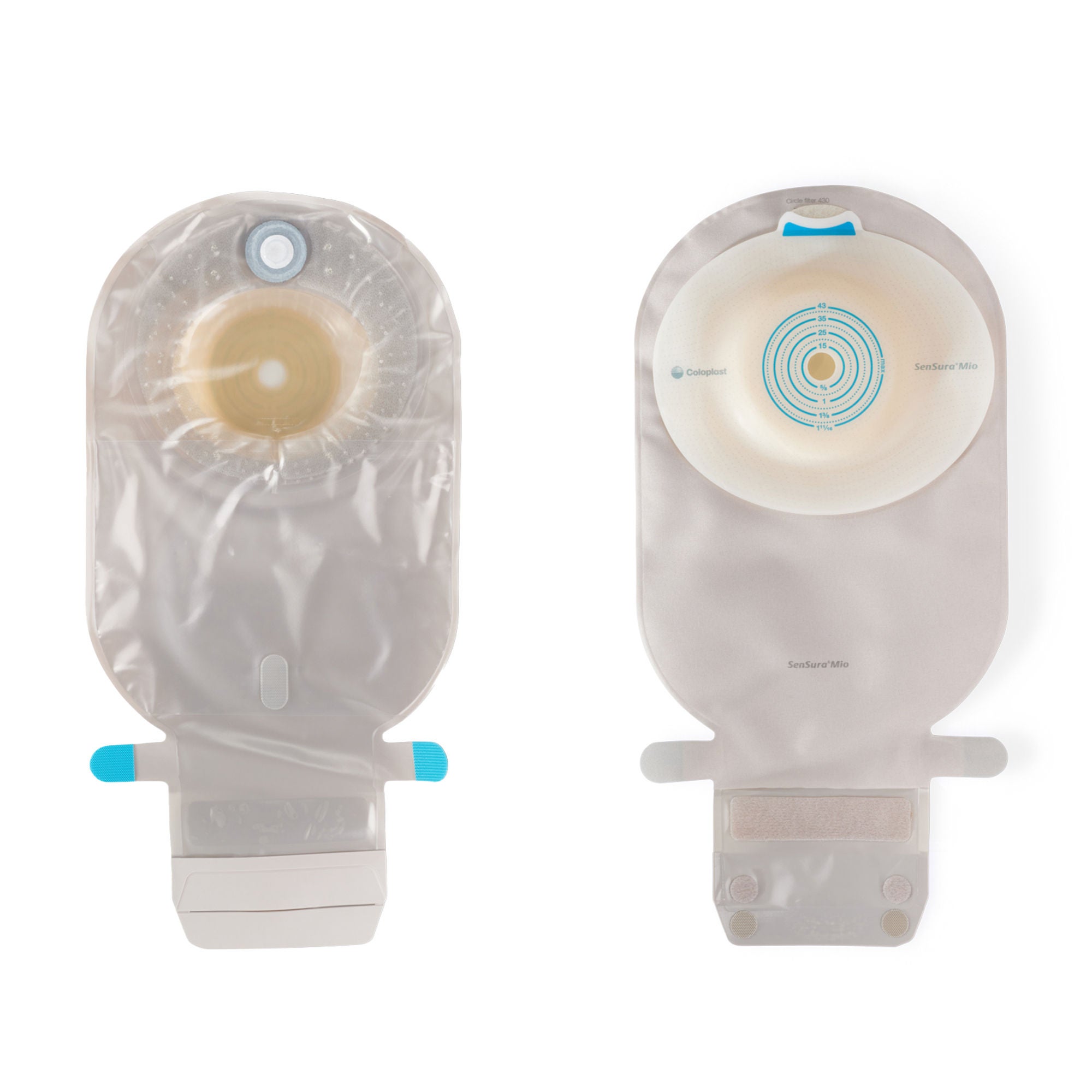 SenSura® Mio Convex Deep 1-Piece Transparent Ostomy Pouch, 10 – 43mm Stomas