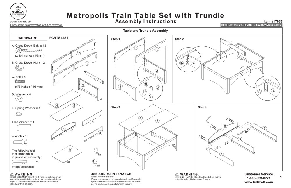 KidKraft Metropolis Wooden Train Set amp Table with 100 Accessories 