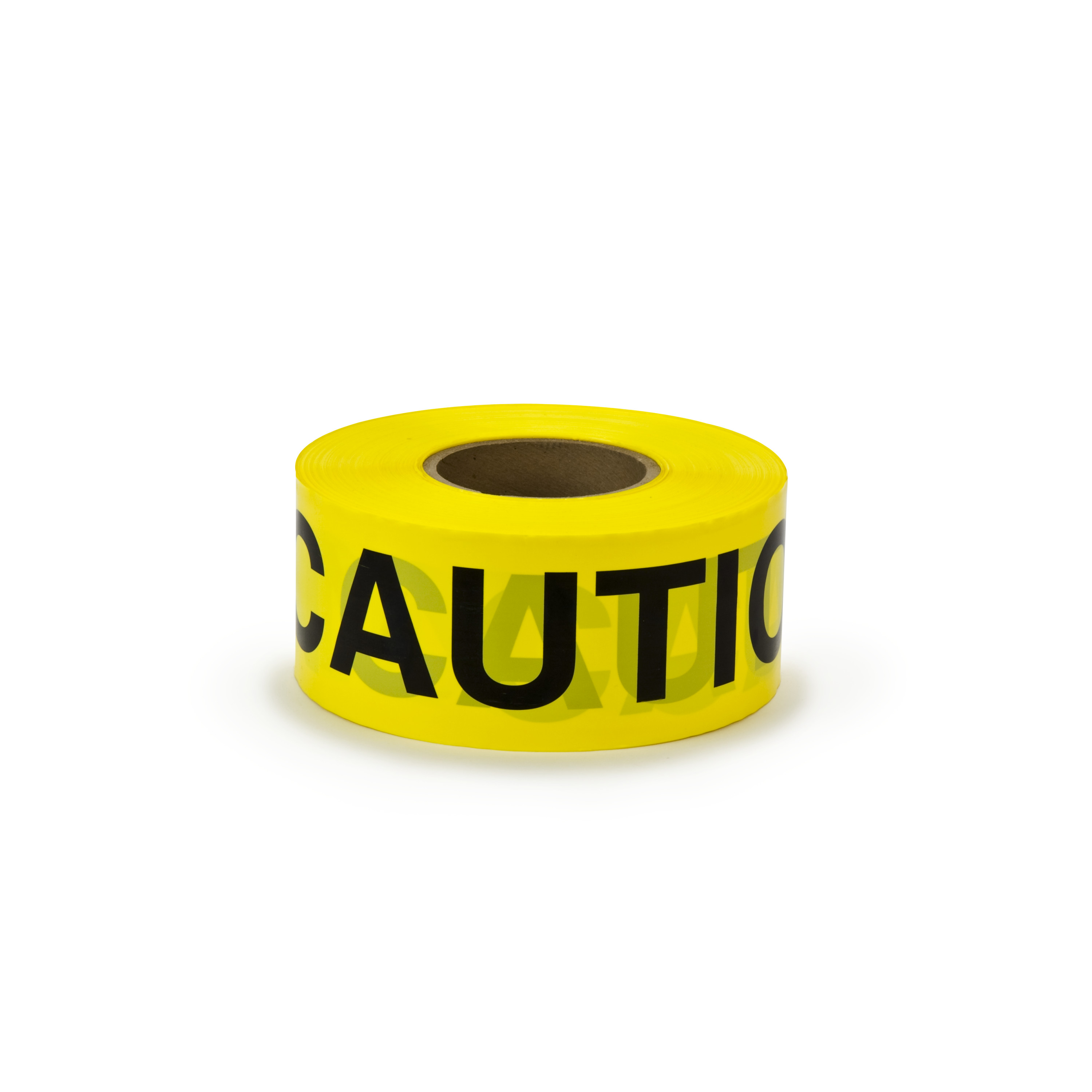 Scotch® Barricade Tape 330, CAUTION, 3 in x 1000 ft, Yellow, 8
rolls/Case