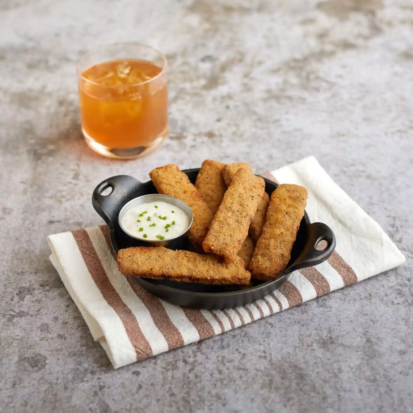 AdvancePierre™ Fully Cooked Breaded Beef Fingers, 0.90 oz_image_1