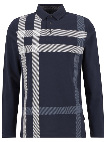Blaine Tartan Long-Sleeved Polo Shirt