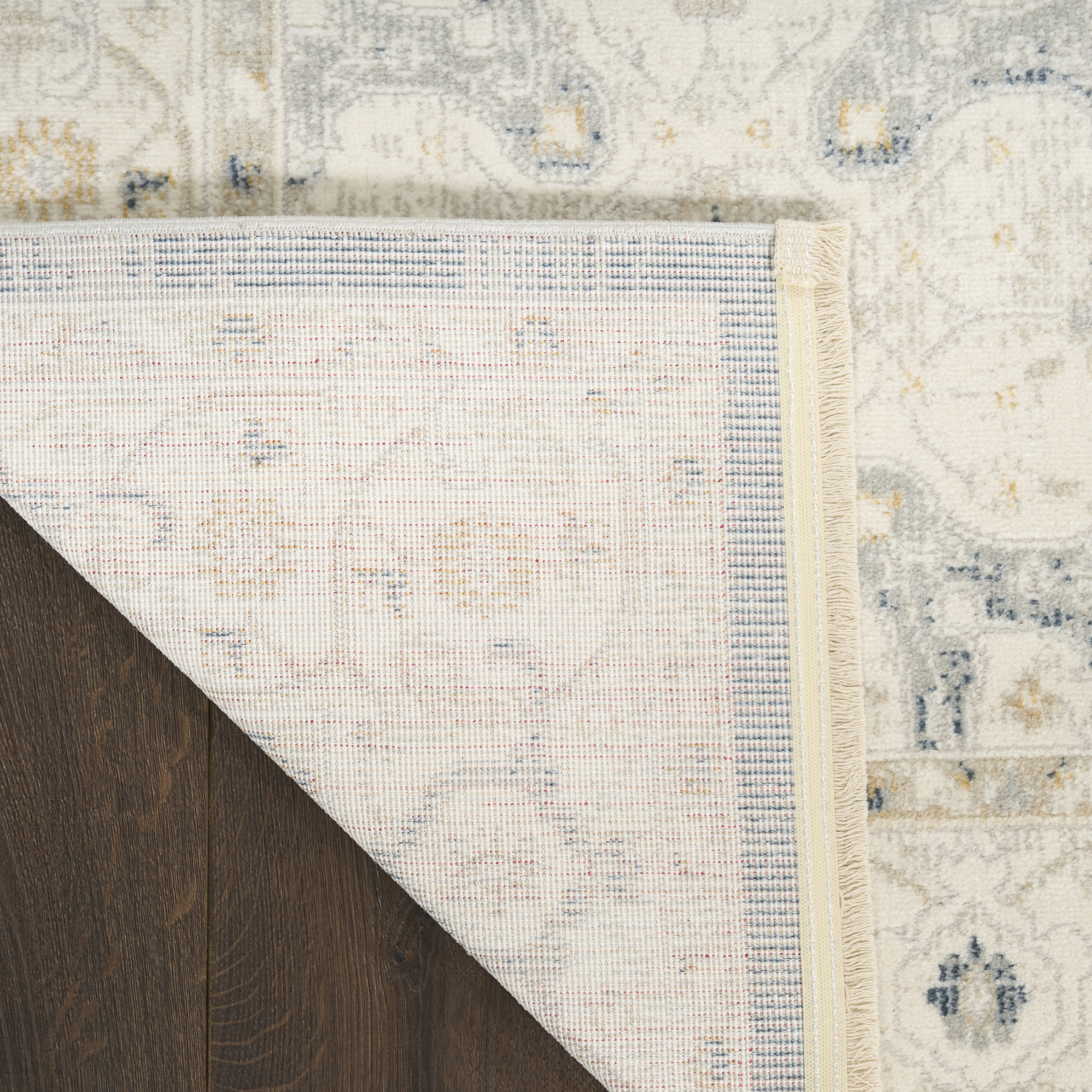Nourison Pardis 2' x 6' Light Blue Vintage Indoor Rug