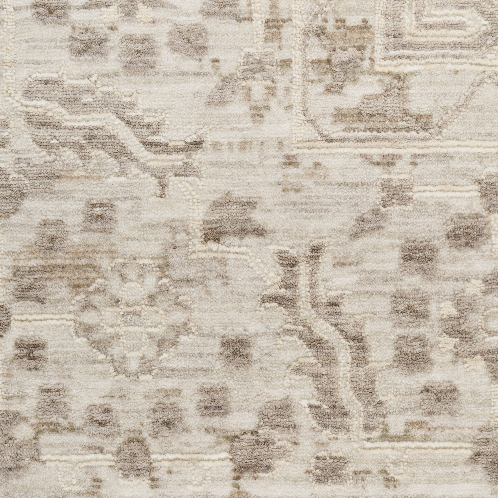 Nourison Shadows 9' x 12' Ivory Grey Vintage Indoor Rug