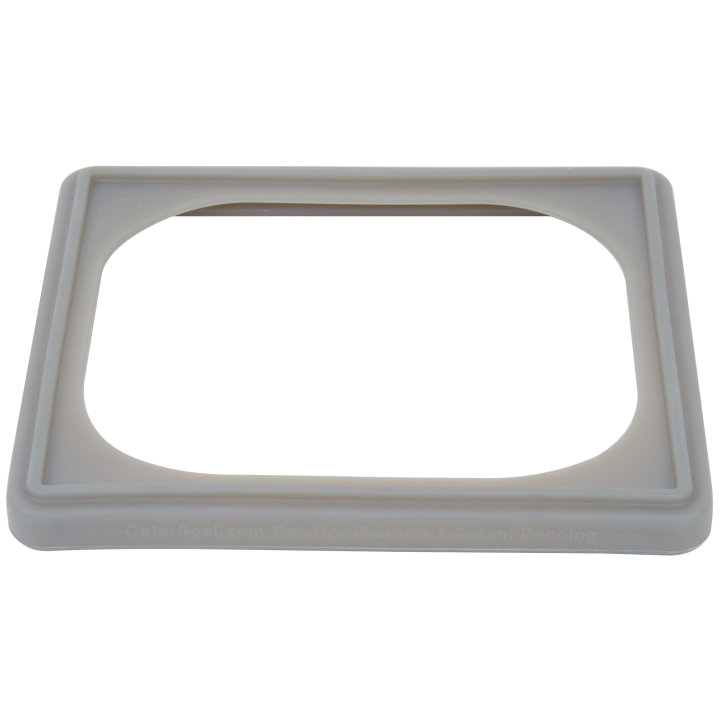 Sixth-size high-temperature silicone pan band in gray