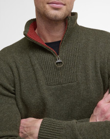 Nelson Essential Half-Zip Jumper Seaweed
