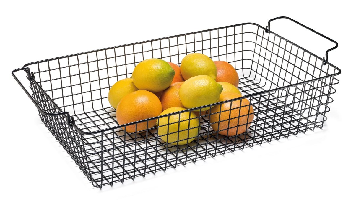 Wire basket GN 1/1 12 cm deep in black