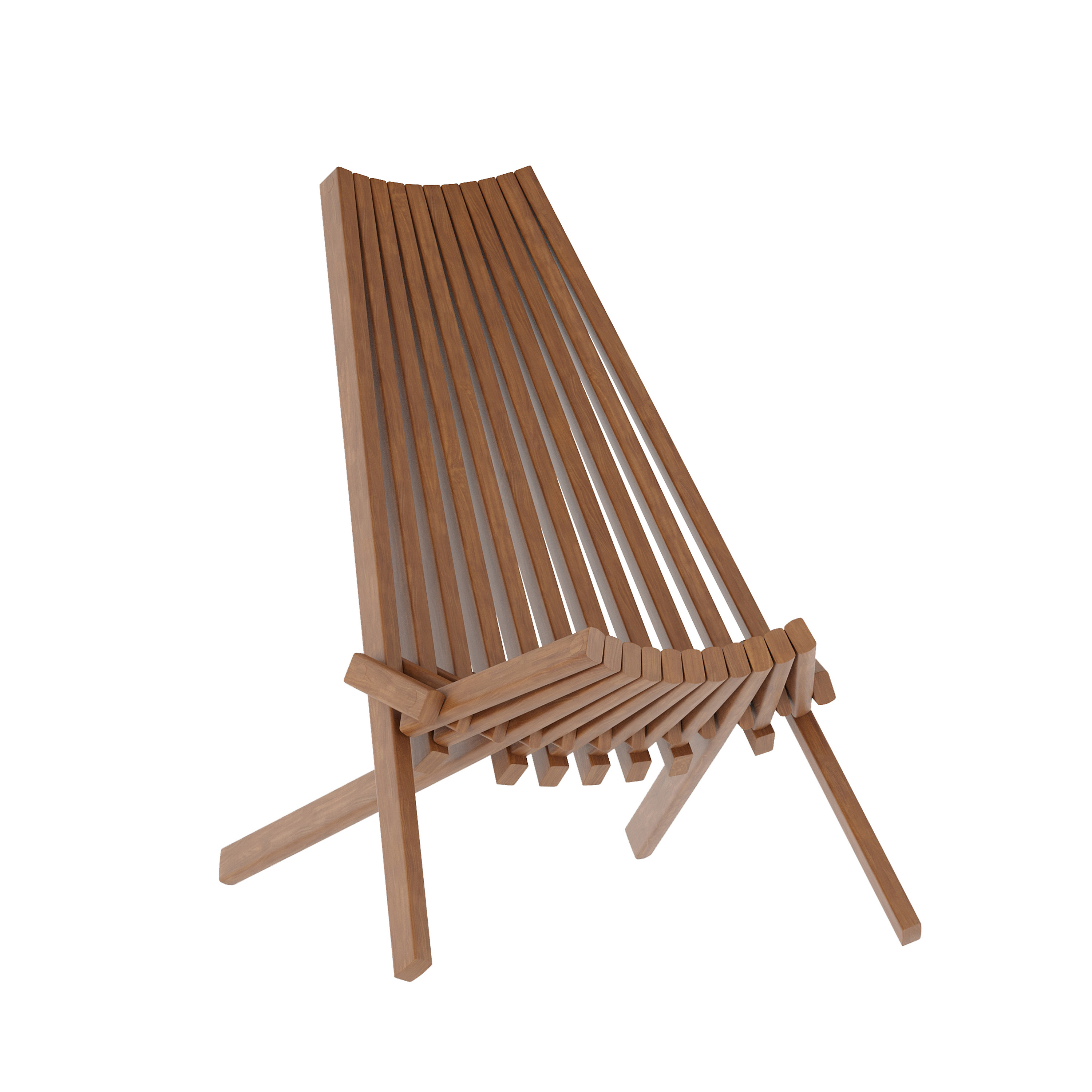 Duhram Black Folding Chair for Indoor/Outdoor Use with Acacia Wood Low Profil... - Picture 13 of 21
