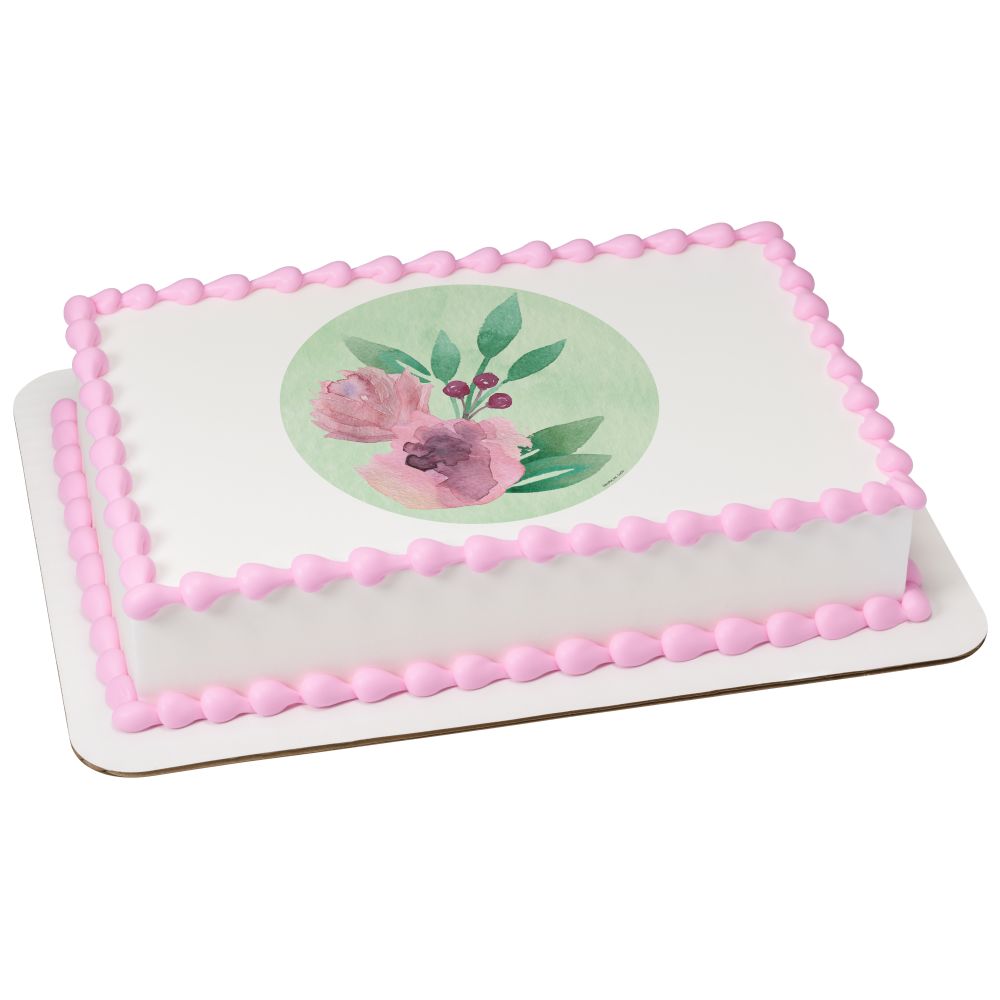 Image Cake Watercolor Blossom