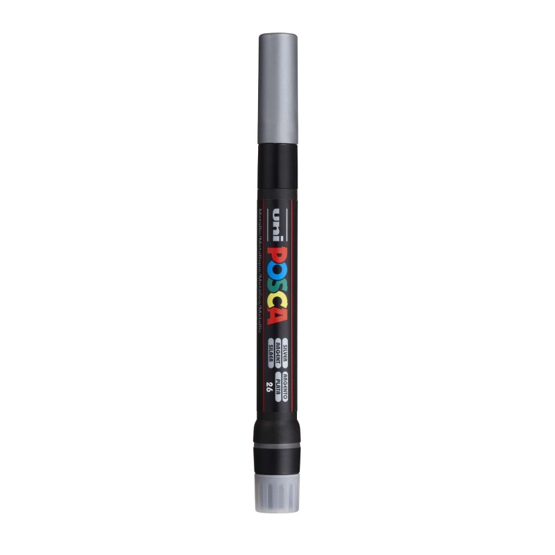 PCF-350 Paint Marker, Brush Tip (1-10 mm), Silver