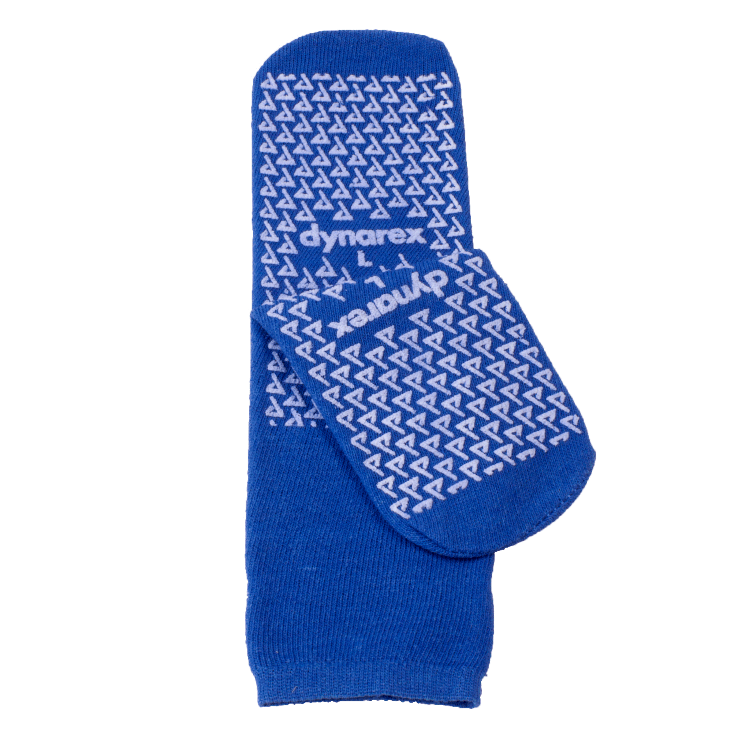 Double-Sided Slipper Socks - Large, Dark Blue