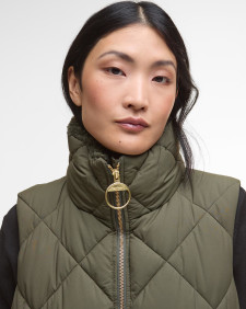Gilet Bernice Olive/Ancient Tartan