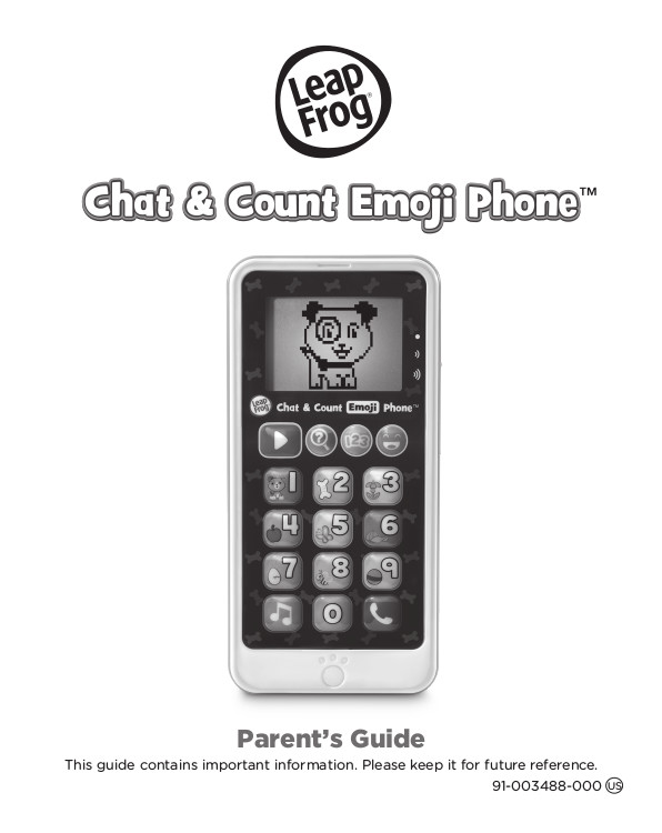 LeapFrog, Chat and Count Emoji Phone, Toy Phone, Learning Toy Walmart