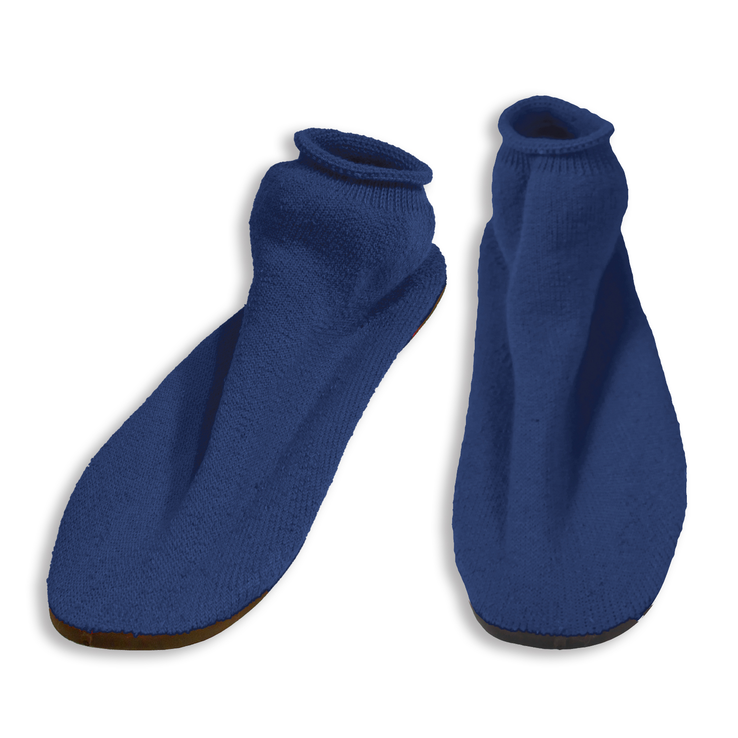 Non Skid Slippers, L, Navy Blue