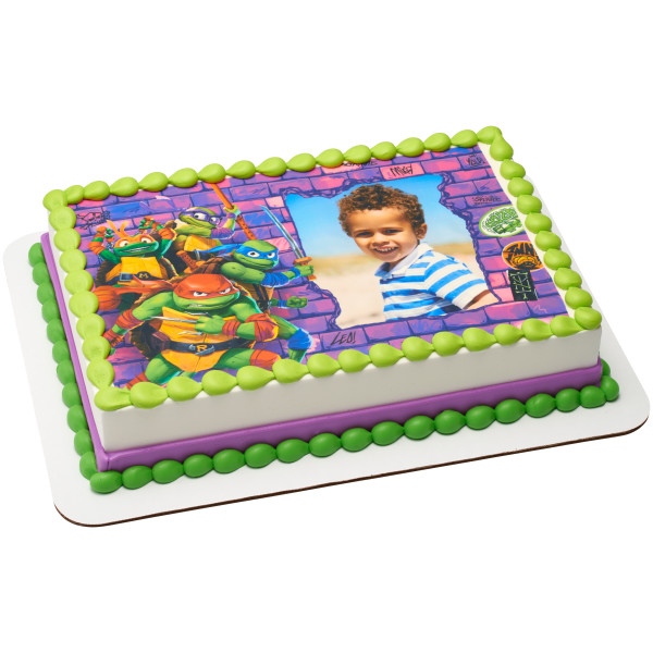 TMNT Mutant Mayhem Super Mutant PhotoCake® Edible Image® Frame