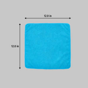 Rubbermaid Commercial, HYGEN, r-40 Recycled Microfiber Cloth, 12"x12", Blue