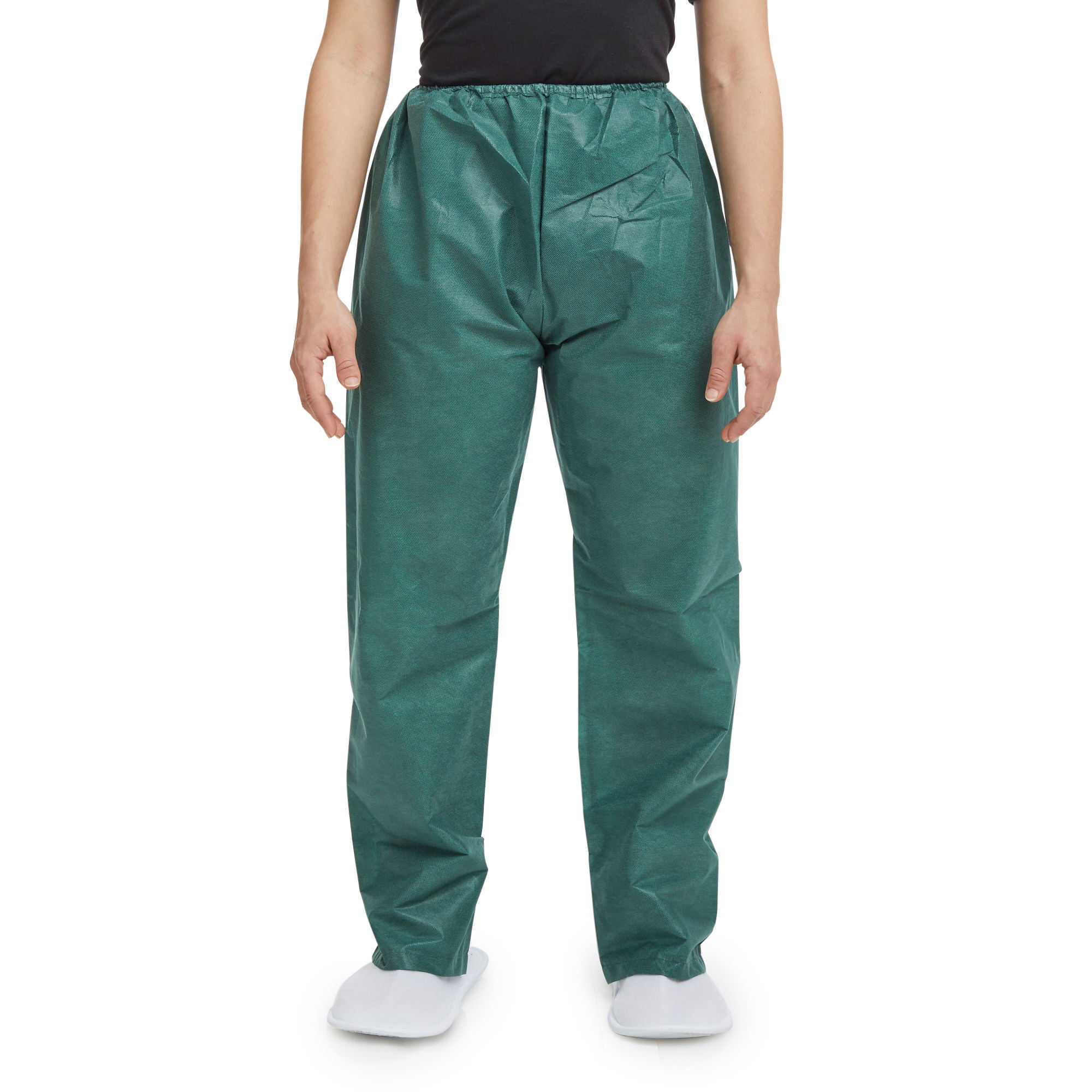 Disposable Scrub Pants, Dark Green, Small