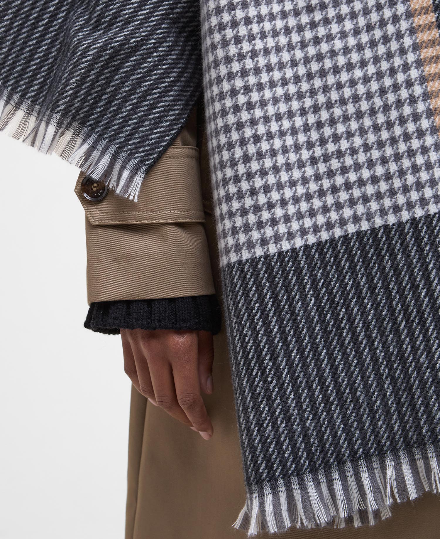 Melody Check Scarf image number 5