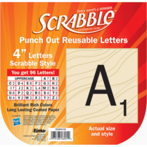 Scrabble&trade; Deco 4" Letters, 96 Letters