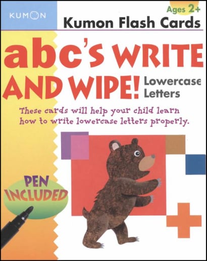 Kumon ABC's Lowercase Write & Wipe Flashcards