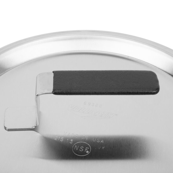8-inch Tribute® stainless steel frying pan cover with dipped handle