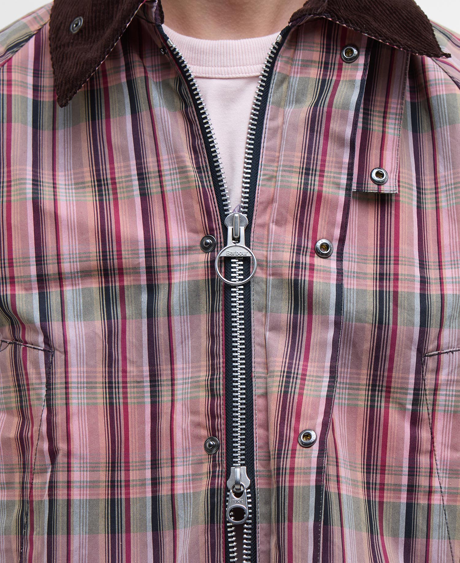 Barbour x NOAH Freizeitjacke Madras Bedale image number 5