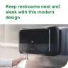 SCA555568, Tork,  T2 Mini Jumbo 2-Roll Toilet Paper Dispenser, Black