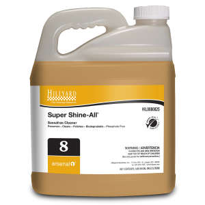 Hillyard, Arsenal® Super Shine-All® Hard Floor Cleaner, Arsenal® One Dispenser 2.5 Liter Bottle