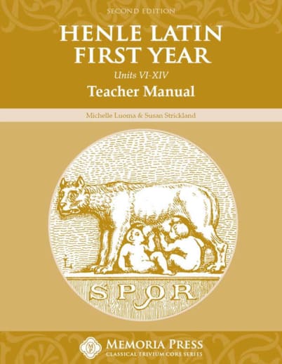 Henle Latin I Teacher Manual for Units VI-XIV 2ED