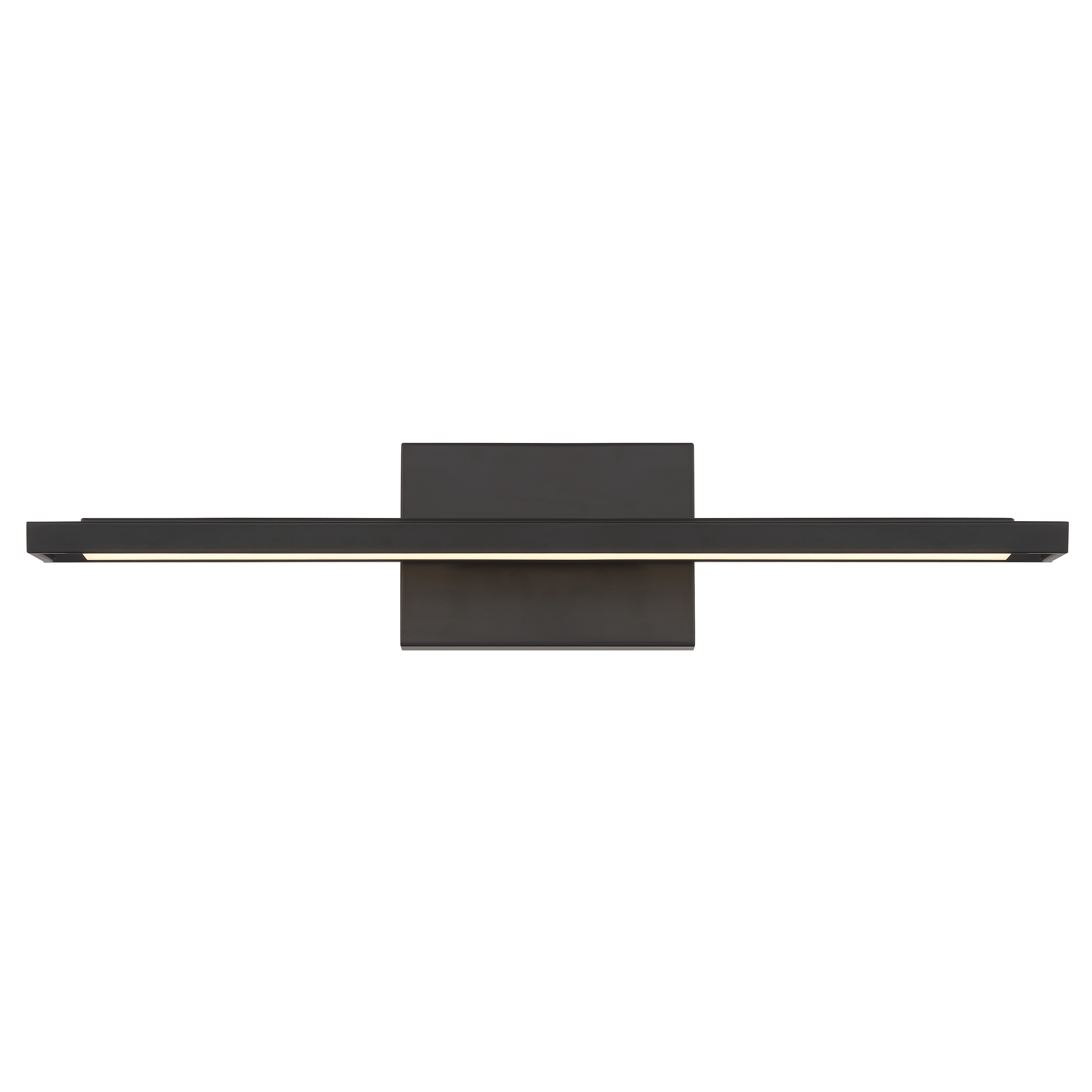 The Parallel wall sconce delivers clean, contemporary lighting with its 24-inch linear profile and frosted acrylic diffuser. High CRI LED technology ensures excellent color rendering in a slim, ADA-friendly form factor. - alternate view