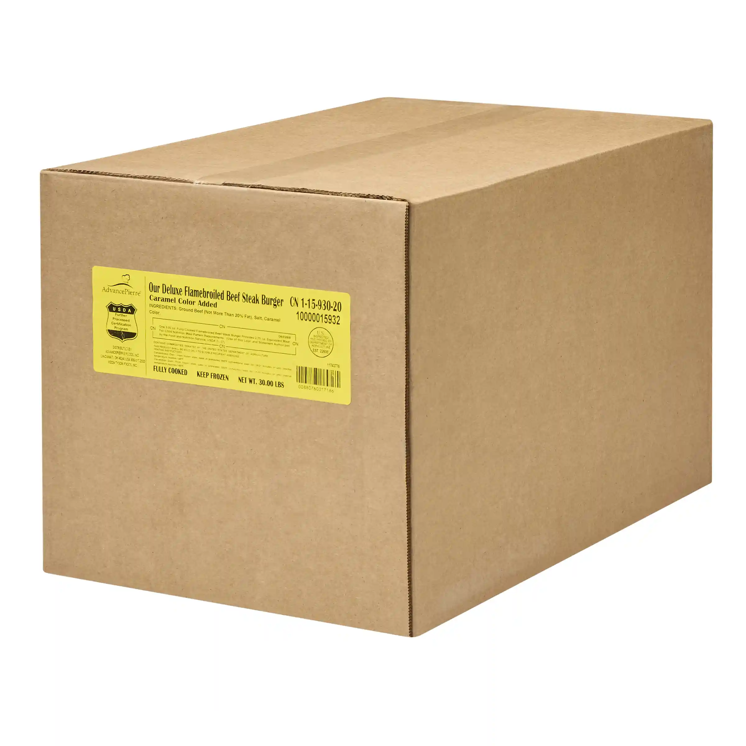 AdvancePierre™ Fully Cooked Flame Grilled Beef Burger, 3oz_image_5