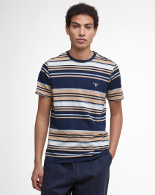 T-shirt a righe leggermente aderente Aickmen 