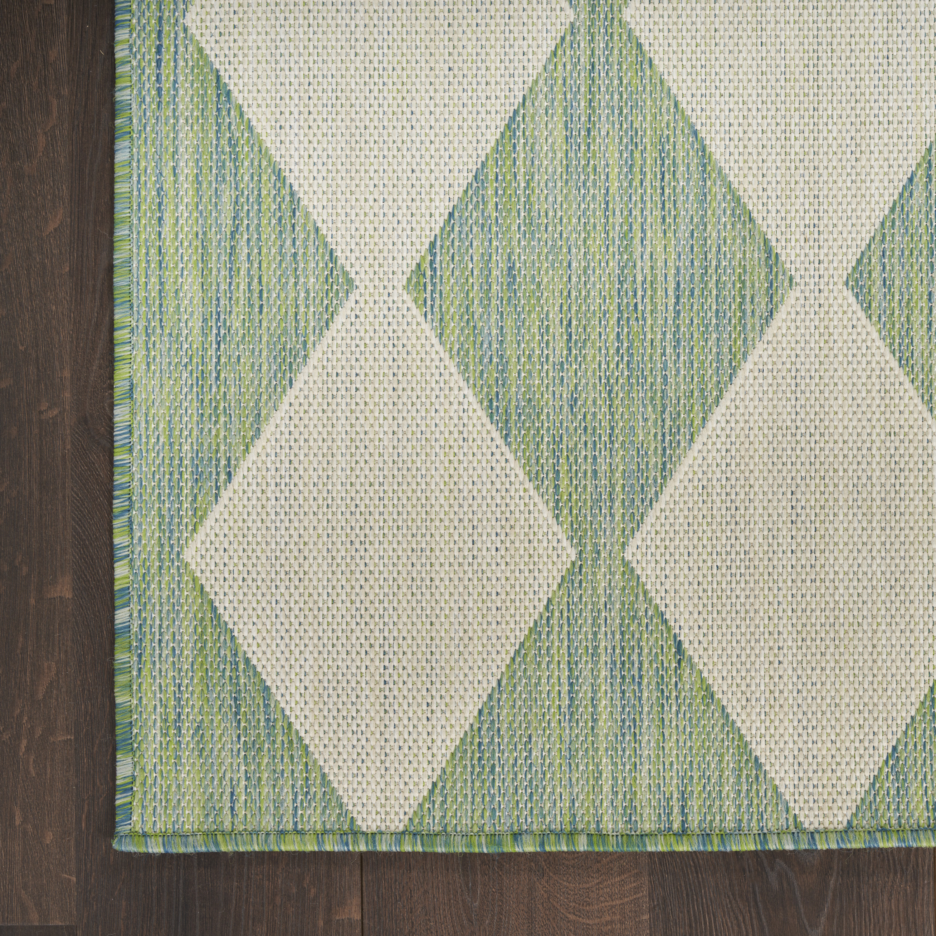 Nourison Positano 8' x 10' Blue Green Modern Rug